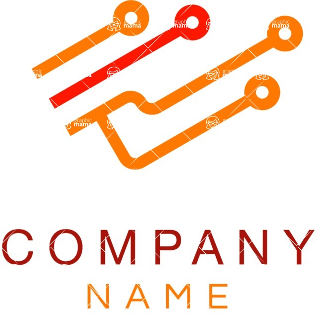 Business Logo Templates - vector graphics in a pack from GraphicMama - Vector Science and Technology Company Logo Design